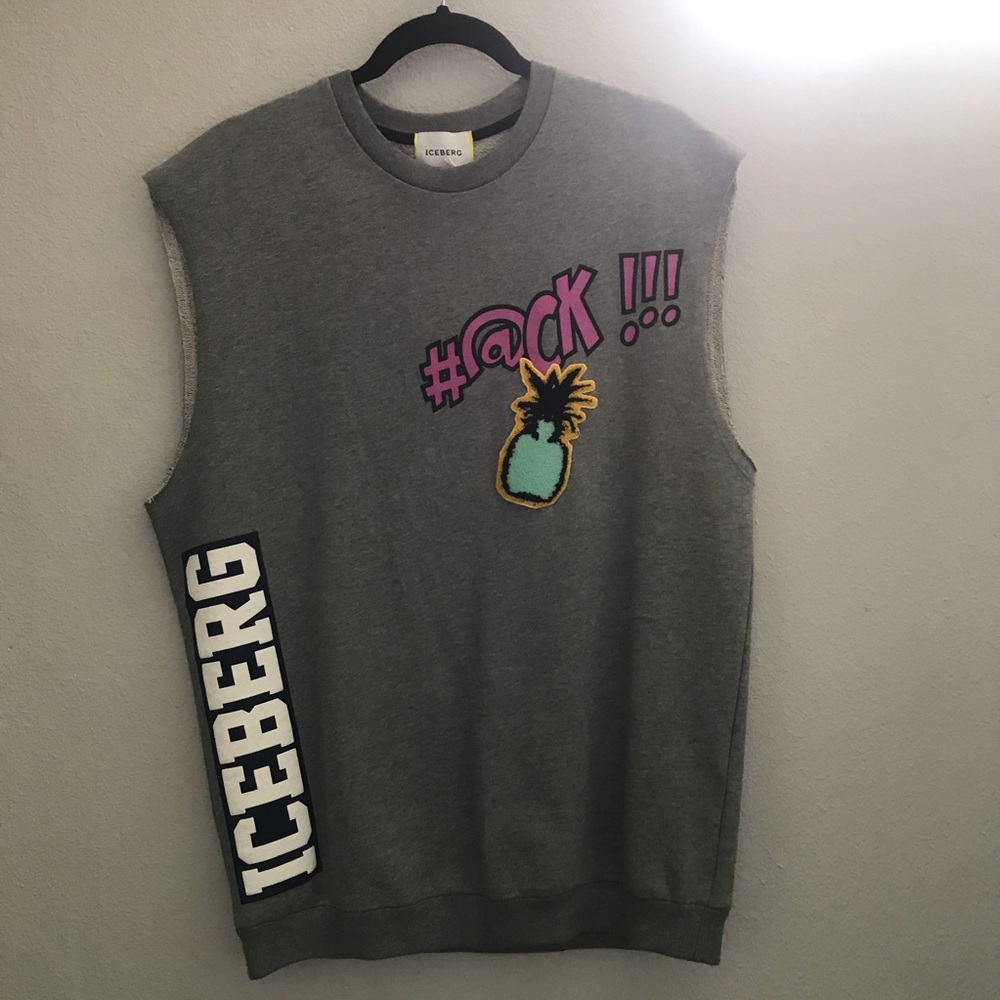 Iceberg sleeveless sweatshirt